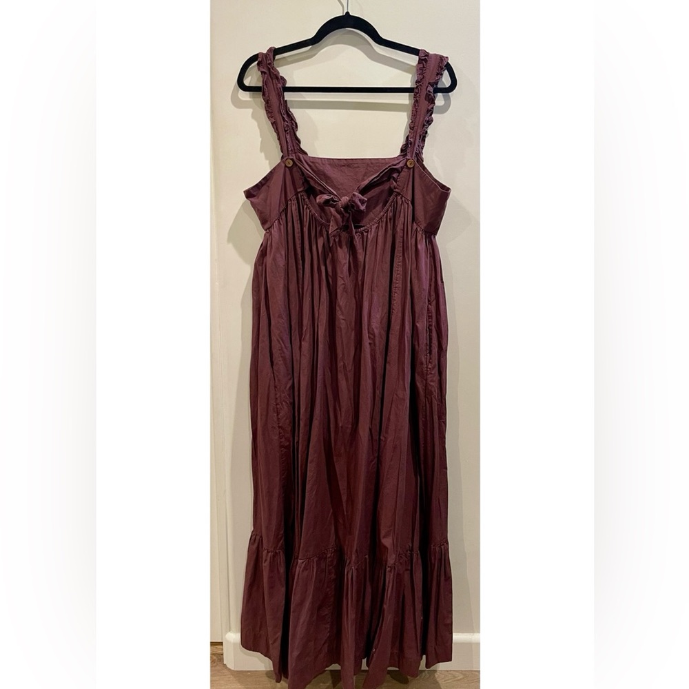 maxi dress bow back closure